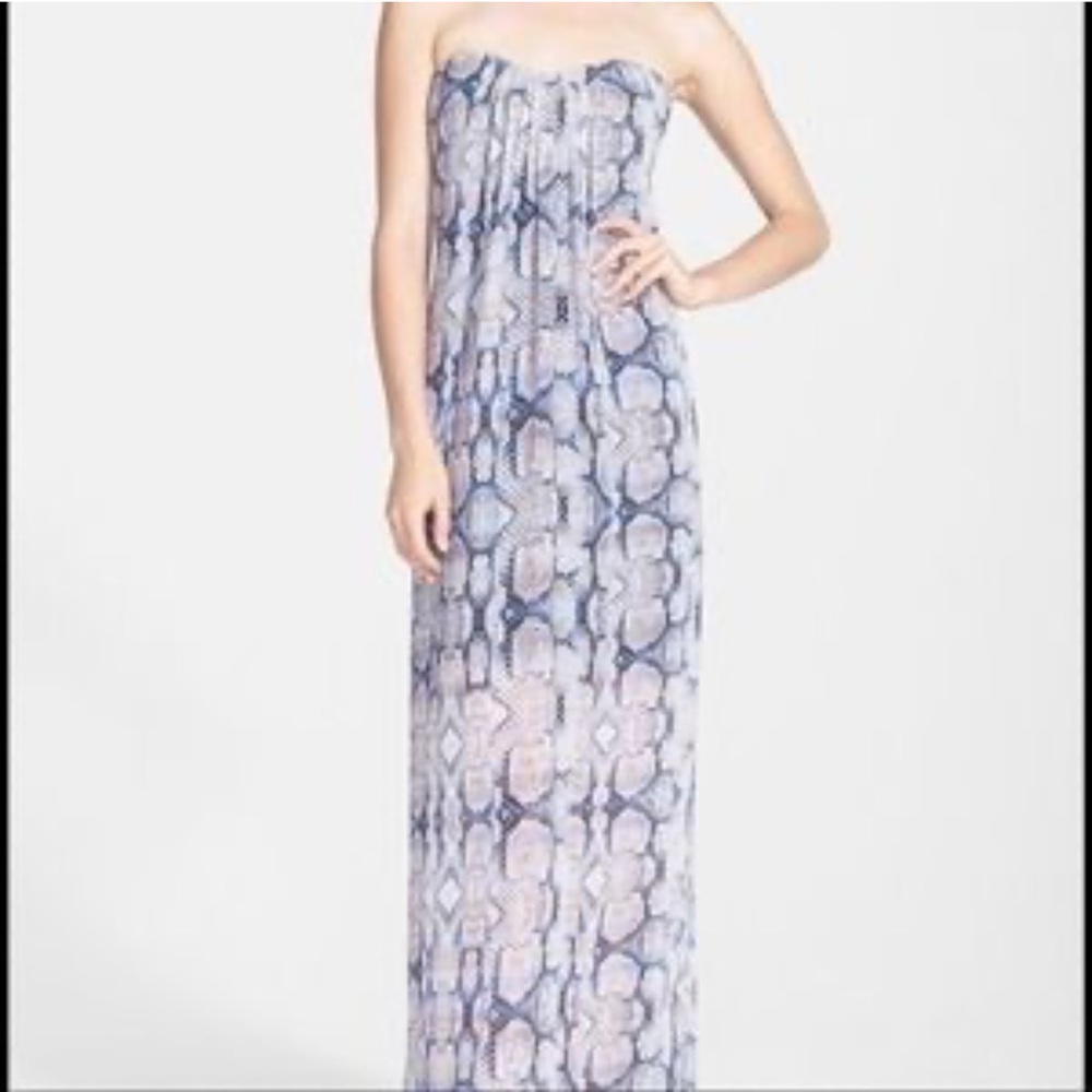 Like Mynded Snake Print Maxi Dress